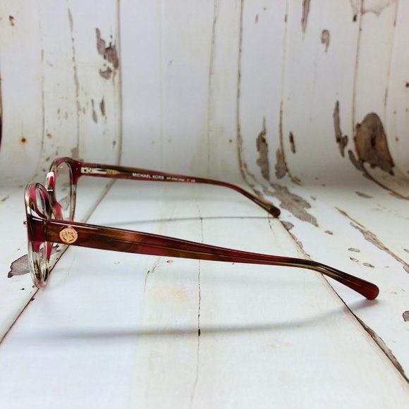 Michael Kors Cat Eye Pink Eyeglasses Frames NWOT - Picture 8 of 12